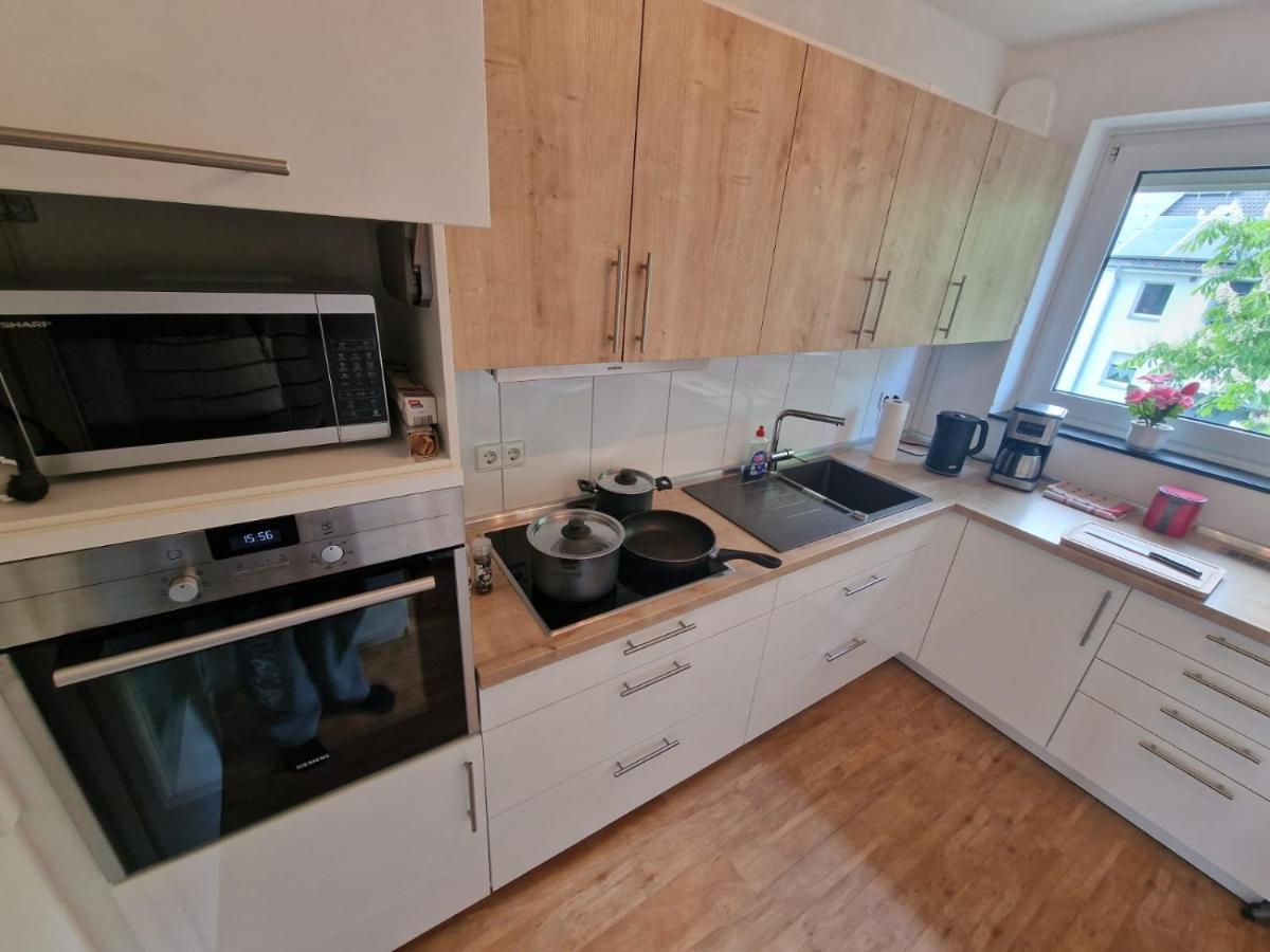 Ecocube Apartment2 Meppen14, Balkon, Kueche, Waschmaschine Exterior photo